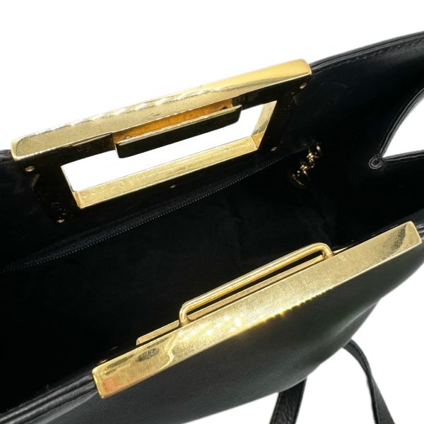 imgrc0096043648 Salvatore Ferragamo 2WAY Shoulder Bag Leather Black