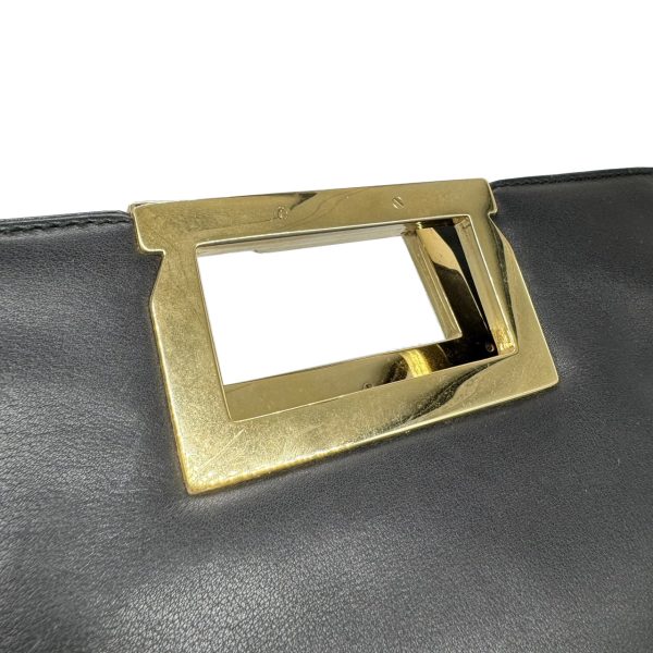 imgrc0096043650 Salvatore Ferragamo 2WAY Shoulder Bag Leather Black