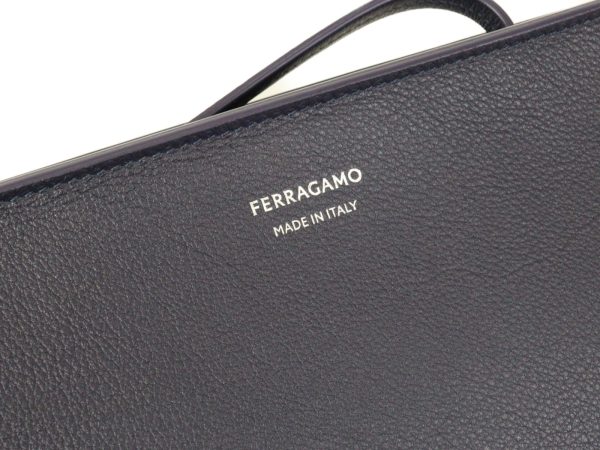 imgrc0096082632 Ferragamo Pouch Clutch Bag Navy