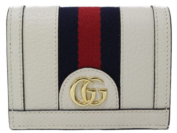 imgrc0096084380 Gucci Compact Folding Wallet Sherry Line Ivory