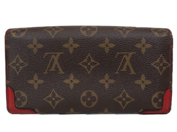 imgrc0096106494 Louis Vuitton Portefeuille Sara Retiro Brown Red