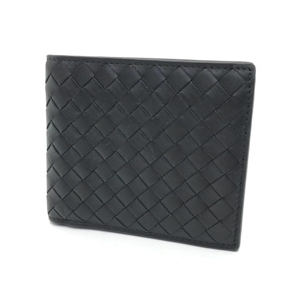 imgrc0096119528 Bottega Veneta Intrecciato Bifold Wallet Black