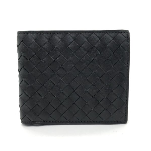 imgrc0096119529 Bottega Veneta Intrecciato Bifold Wallet Black