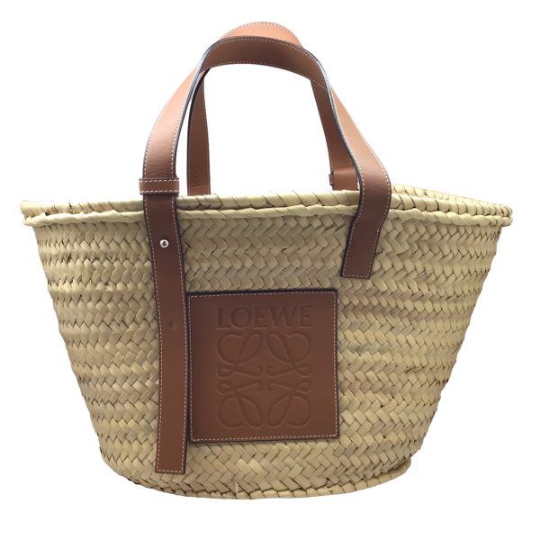 imgrc0096185158 Loewe Basket Bag Large Palm Leaf Leather Natural