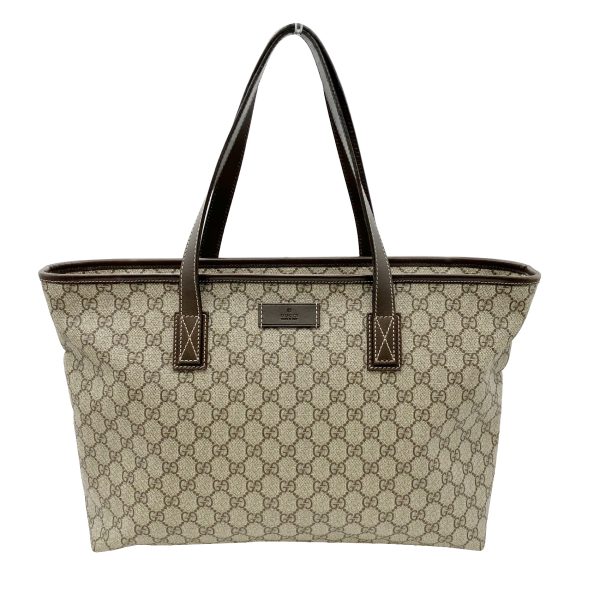 imgrc0096196078 GUCCI GG Supreme Tote Bag Beige