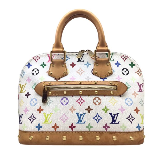 imgrc0096257224 LOUIS VUITTON Alma PM Handbag Monogram Multicolor White