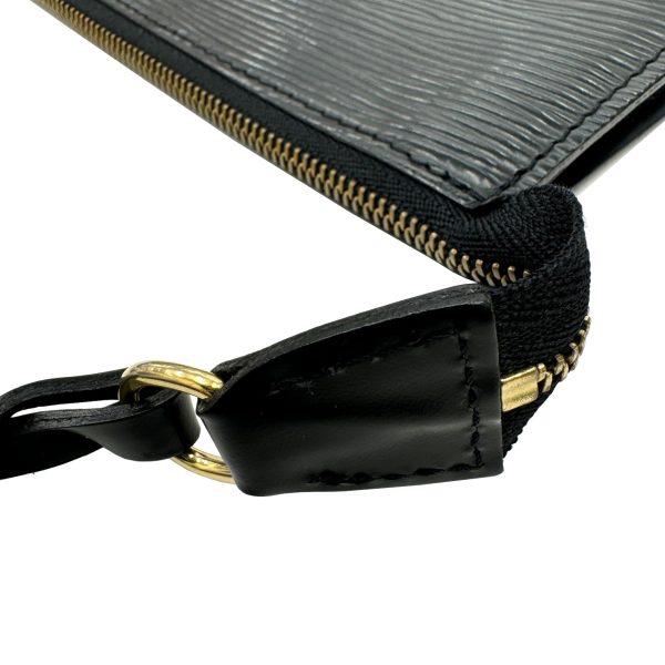 imgrc0096340101 LOUIS VUITTON Pochette Accessory Pouch Epi Leather Black Noir