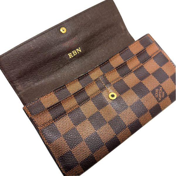 imgrc0096344174 LOUIS VUITTON Portefeuille Sarah Long Wallet Damier Ebene