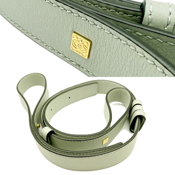 imgrc0096390910 Loewe Hammock Small 2WAY Shoulder Bag Leather Beige Green