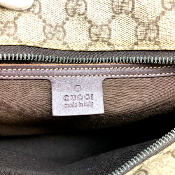 imgrc0096411283 Gucci Tote Bag GG Supreme Beige Dark Brown