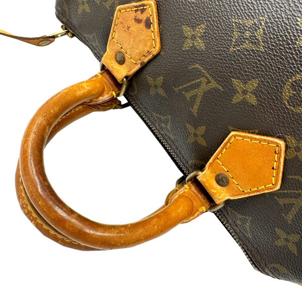 imgrc0096425499 LOUIS VUITTON Speedy 25 Handbag Monogram Brown