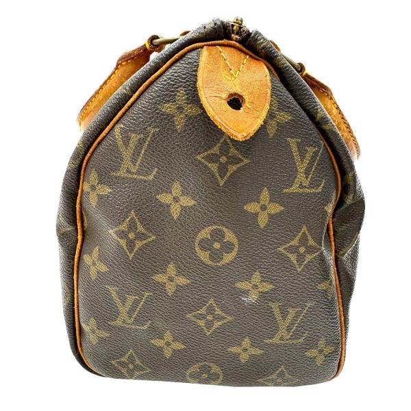 imgrc0096425518 LOUIS VUITTON Speedy 25 Handbag Monogram Brown