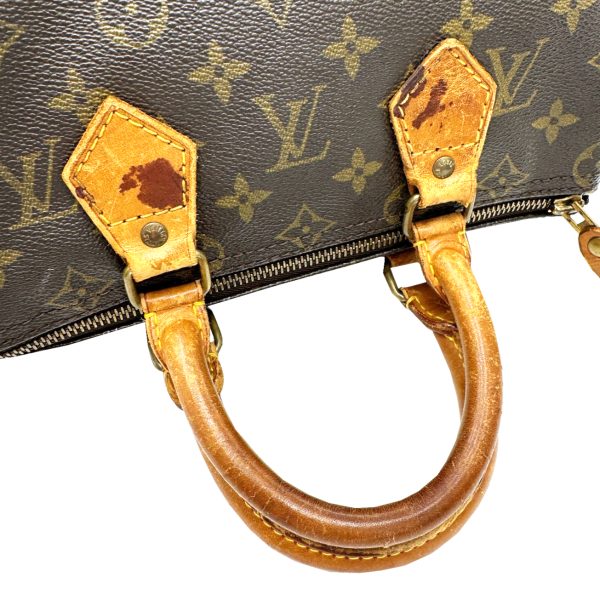 imgrc0096425527 LOUIS VUITTON Speedy 25 Handbag Monogram Brown