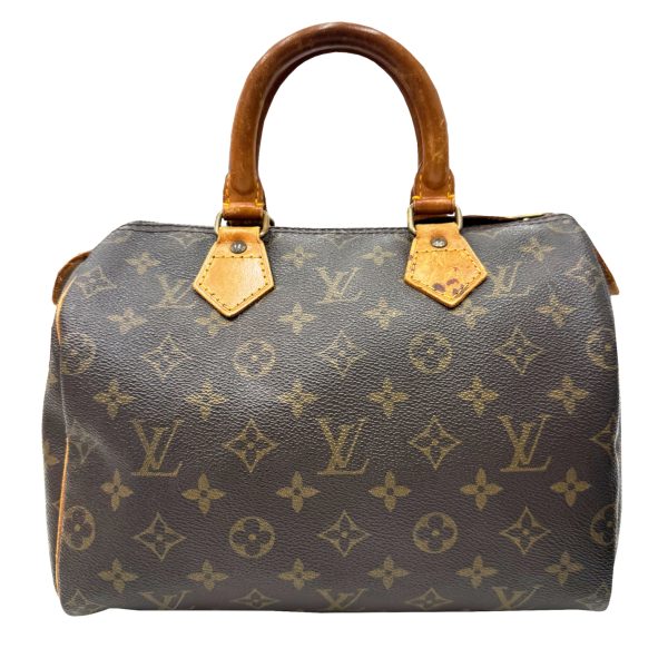 imgrc0096425569 LOUIS VUITTON Speedy 25 Handbag Monogram Brown