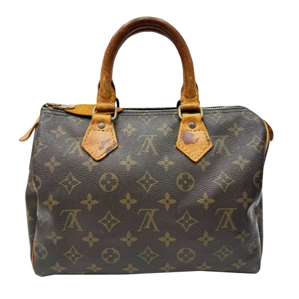 imgrc0096425586 LOUIS VUITTON Speedy 25 Handbag Monogram Brown