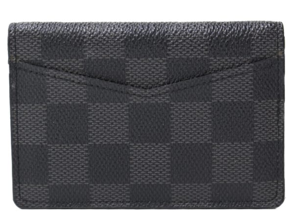 imgrc0096430184 Louis Vuitton Organizer Card Case Black Gray