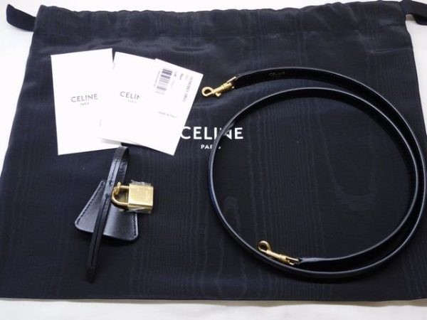 imgrc0096464147 Celine Mini 16 Satin Calfskin Bag Black