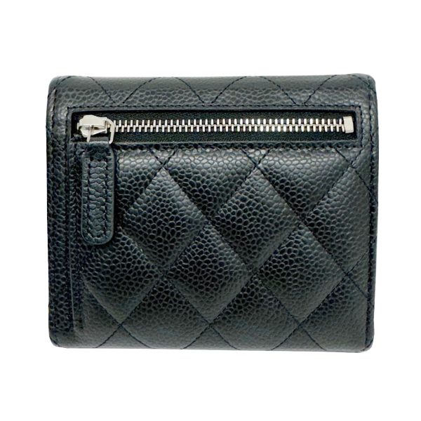 imgrc0096466177 CHANEL Classic Flap Wallet Caviar Skin Black