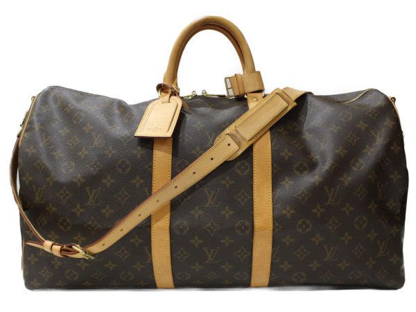 imgrc0096481177 Louis Vuitton Keepall Bandouliere 55 Bag Brown