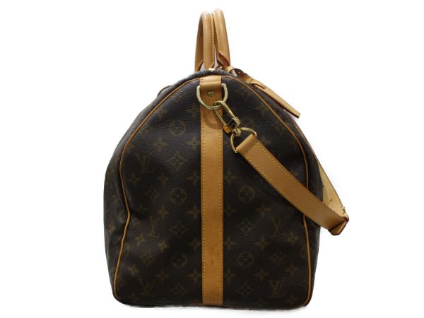 imgrc0096481178 Louis Vuitton Keepall Bandouliere 55 Bag Brown