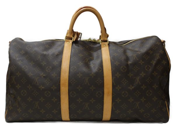 imgrc0096481180 Louis Vuitton Keepall Bandouliere 55 Bag Brown