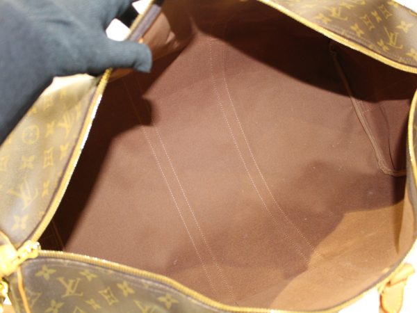 imgrc0096481185 Louis Vuitton Keepall Bandouliere 55 Bag Brown