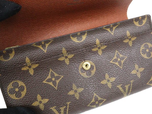 imgrc0096501135 Louis Vuitton Portomone Credit Monogram Brown