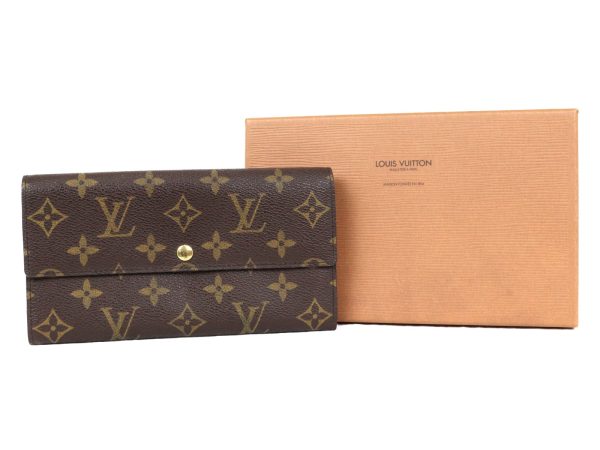 imgrc0096501149 Louis Vuitton Portomone Credit Monogram Brown