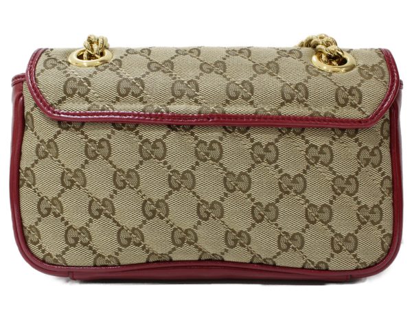 imgrc0096502255 Gucci GG Marmont Shoulder Bag Beige Red