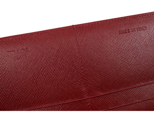 imgrc0096505449 Prada Long Wallet Nylon Cherry Red