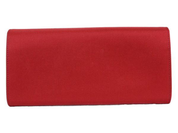 imgrc0096505456 Prada Long Wallet Nylon Cherry Red