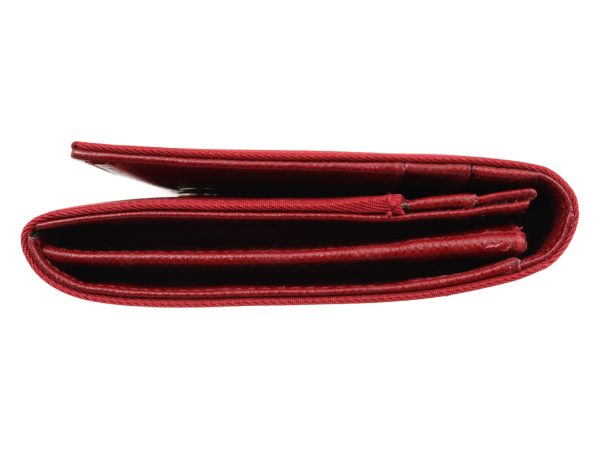 imgrc0096505458 Prada Long Wallet Nylon Cherry Red