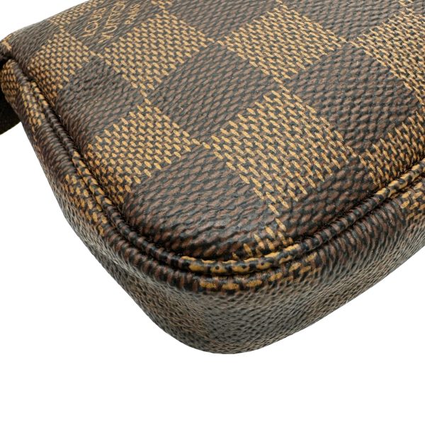 imgrc0096625498 LOUIS VUITTON Mini Pochette Accessoire Damier Ilustre Brown Gold