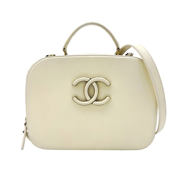 imgrc0096634408 CHANEL Vanity Bag Leather Ivory