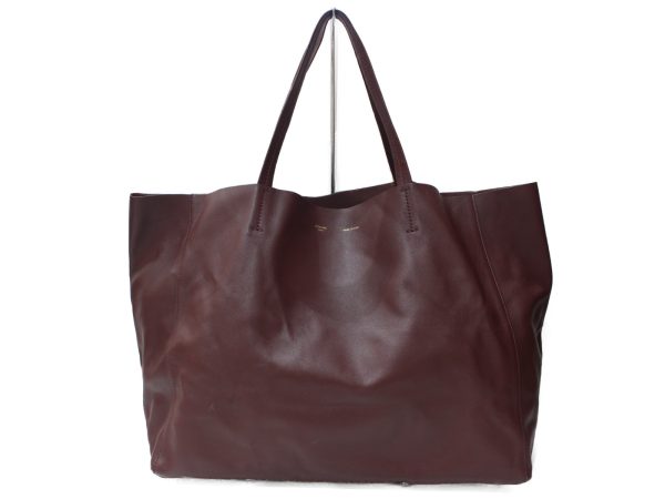 imgrc0096644952 Celine Horizontal Cover Tote Bag Leather Wine Red