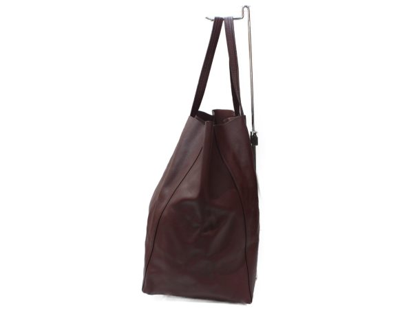 imgrc0096644954 Celine Horizontal Cover Tote Bag Leather Wine Red