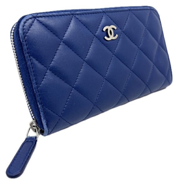 imgrc0096658186 CHANEL Medium Wallet Lambskin Blue