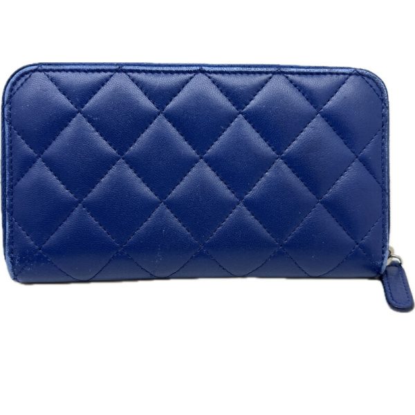 imgrc0096658187 CHANEL Medium Wallet Lambskin Blue