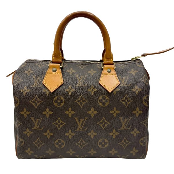 imgrc0096666327 LOUIS VUITTON Speedy 25 Handbag Monogram Brown