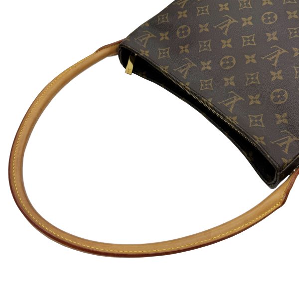 imgrc0096666480 LOUIS VUITTON Looping GM Shoulder Bag Monogram Brown