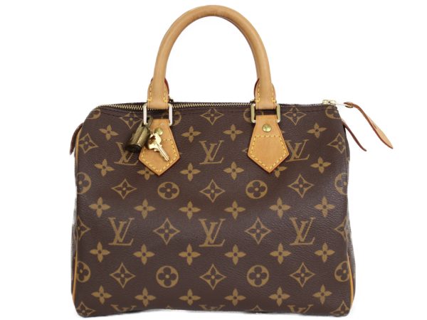 imgrc0096690214 Louis Vuitton Speedy 25 Handbag Monogram Brown