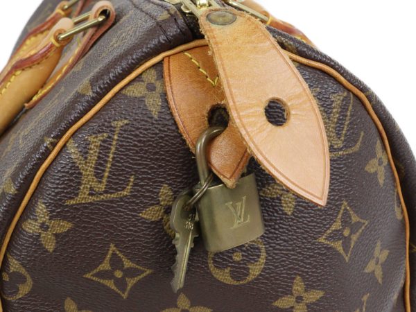 imgrc0096690742 Louis Vuitton Speedy 30 Handbag Monogram Brown