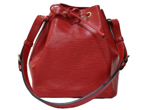 imgrc0096704874 Louis Vuitton Petit Noe Drawstring Bag Epi Red