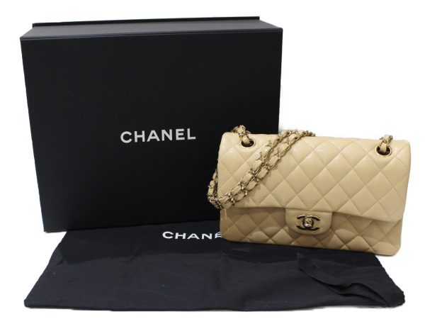 imgrc0096820090 Chanel Double Flap Chain Shoulder Matelasse Beige