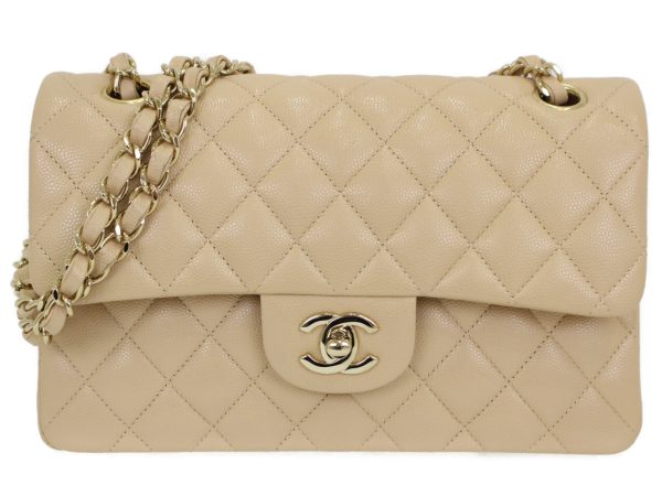 imgrc0096821445 Chanel Double Flap Chain Shoulder Matelasse Beige