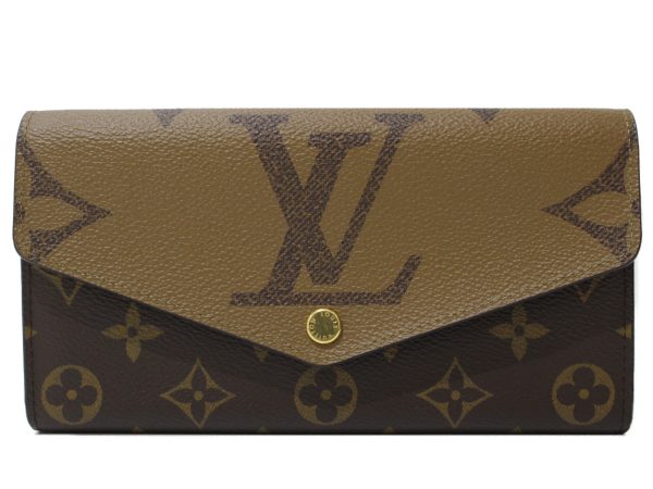 imgrc0096826695 Louis Vuitton Portefeuille Sarah Long Wallet Brown