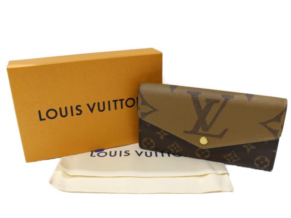 imgrc0096826710 Louis Vuitton Portefeuille Sarah Long Wallet Brown