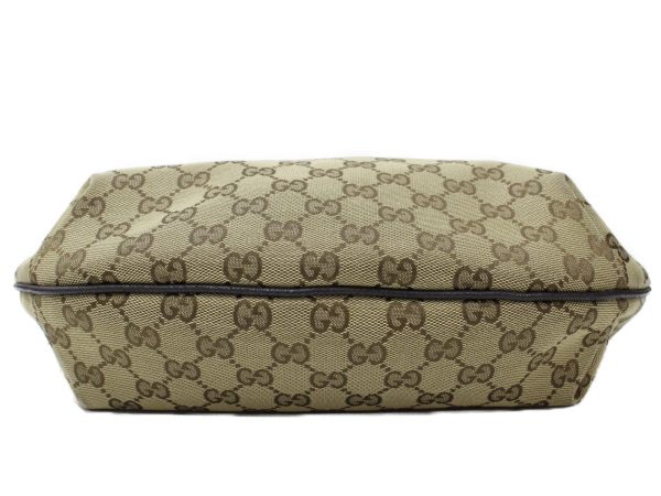 imgrc0096913595 Gucci GG Canvas Shoulder Bag Beige Dark Brown