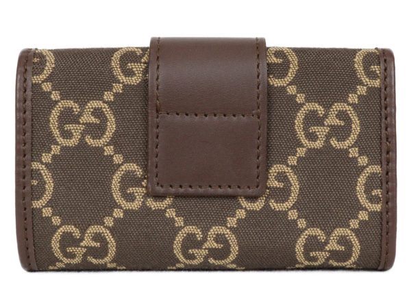 imgrc0096994919 Gucci 6 Key Case GG Canvas Brown