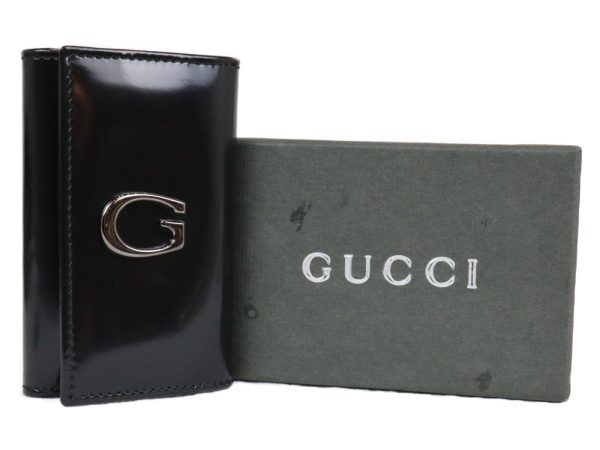 imgrc0097000411 Gucci 6 Key Case Enamel Black